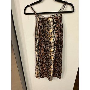 Sensational Women's Tunic Top Multicolor Size L Sleeveless Spaghetti Strap
